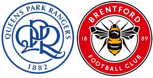 QPR & Brentford logos